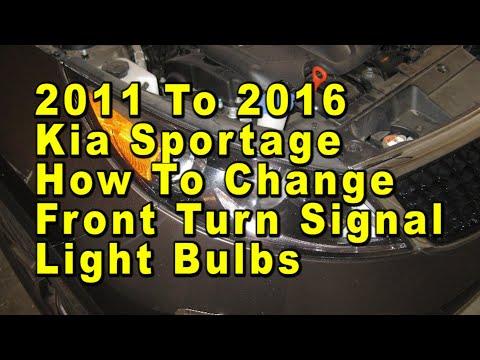 How to Replace Front Turn Signal Bulbs on a 1995-2021 Kia Sportage (Step-by-Step)