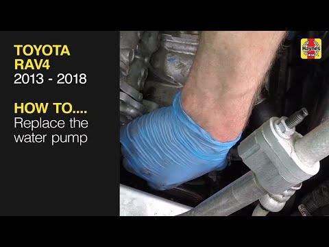 How to Replace the water pump on the Toyota RAV4 2013 to 2018