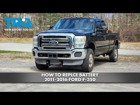 How to Replace Battery 2011-2016 Ford F-350