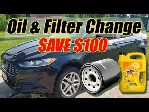 How to Change Oil and Filter - Ford Fusion (2015-2020)