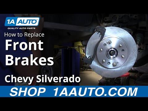 How to Replace Front Brakes 07-14 Chevy Silverado Truck