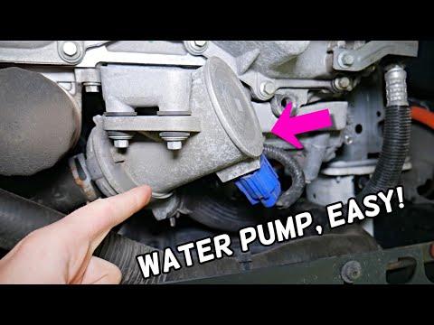 WATER PUMP LOCATION REPLACEMENT FORD C-MAX FORD FUSION LINCOLN MKZ HYBRID ENERGI