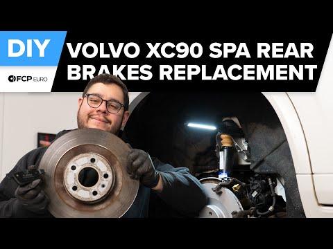 How to Replace Rear Brake Pads and Rotors on a 2016-2021 Volvo XC90