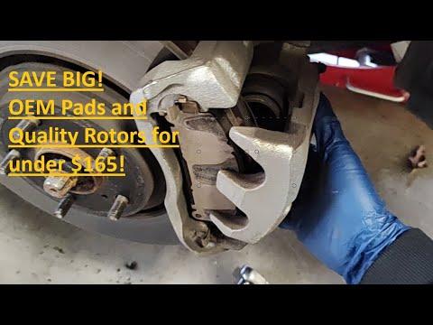 How to Replace Front Brake Pads and Rotors on a 2008-2019 Toyota Highlander