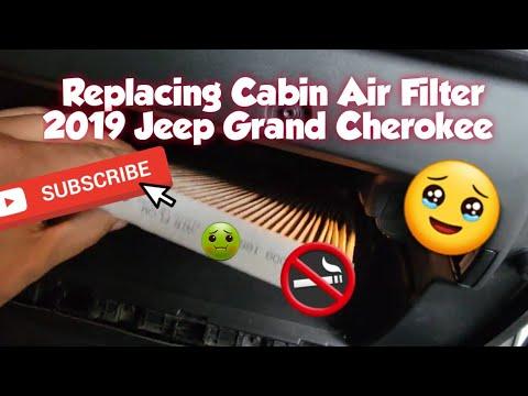 How to: Replace Cabin Air Filter 2019 Jeep Grand Cherokee