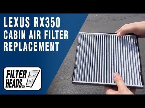 How to Replace the Cabin Air Filter on a 2016-2025 Lexus RX350 (Step-by-Step) (Engine: V6 3.5L)