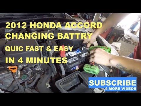 How to Replace the Battery on a 2003-2017 Honda Accord (Group 51R) (Engine: Inline 4 2.4L)