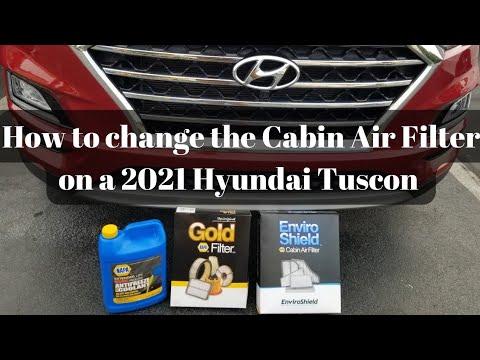 How to Change the Cabin Air Filter on a 2021 Hyundai Tucsan