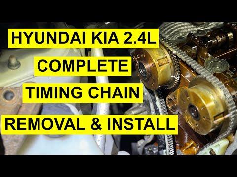 Complete Timing Chain Replacement On Hyundai / Kia 2.4L Engine 2005-16 - Step-By-Step