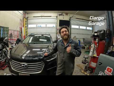 How To Replace the Low Beam Headlight Bulb On A 2019 Santa Fe XL - ep 97