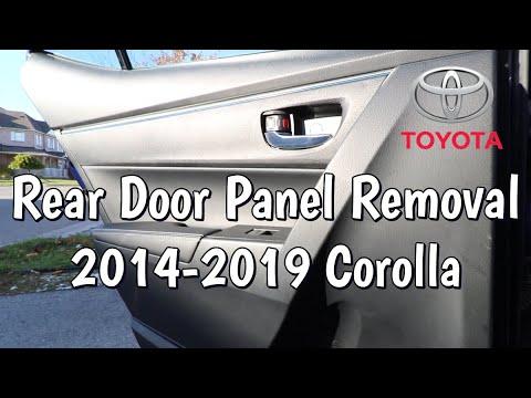 How to Replace Rear Window Regulator on a 2015 Toyota Corolla (Rear Door)