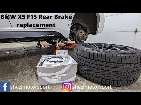 BMW X5 F15  rear brakes replacement