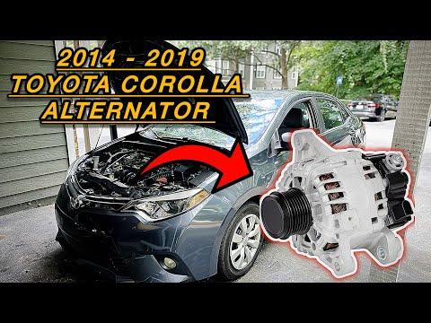 2014 - 2019 Toyota Corolla Alternator Replacement EASY! 