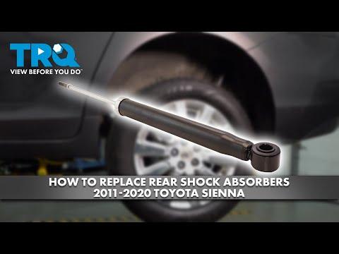 How to Replace Rear Shock Absorbers 2011-2020 Toyota Sienna
