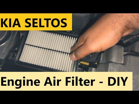 How to Replace the Engine Air Filter on a 2021-2025 Kia Seltos (Step-by-Step Guide) (Engine: Inline 4 2.0L)