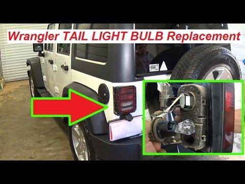 How to Replace Both Taillight Bulbs on a 2012 Jeep Wrangler (3157/3156)