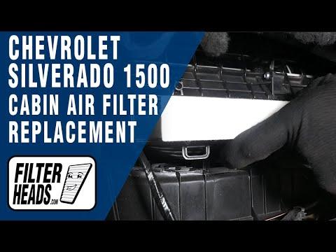 How to Replace Cabin Air Filter 2018 Chevrolet Silverado 1500 LTZ | AQ1225