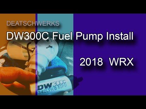 DW300C Fuel Pump Install on 2018 WRX.