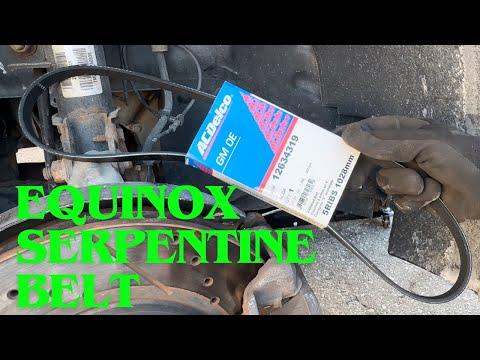 How to Replace the Serpentine Belt on a 2014 Chevrolet Equinox