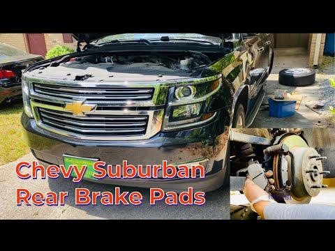 2015 2016 2020 Chevy Suburban Rear Brake Pads Replacement