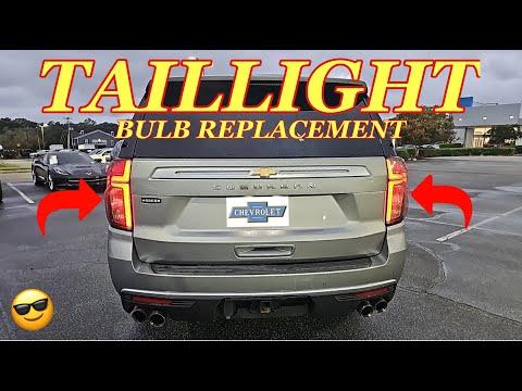 How to Replace Both Taillight Bulbs on a 2015-2023 Chevrolet Suburban (7443)