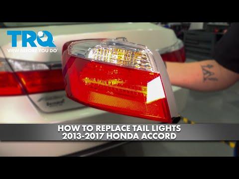 How to Replace Both Taillight Bulbs on a 1994-2018 Honda Accord (Trim: EX-L | Body: Sedan)