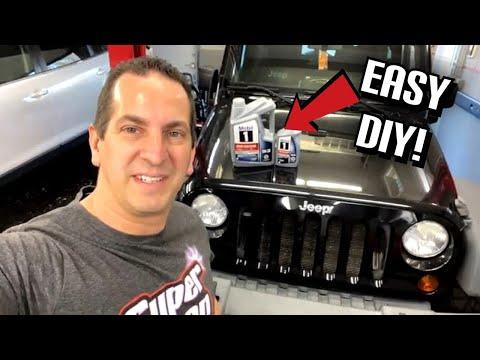 How To Change Oil and Filter Jeep Wrangler JK 3.8 Engine