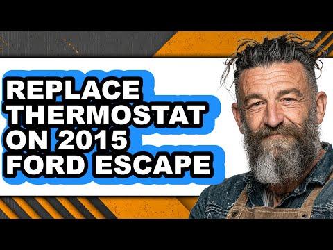 How to Replace Thermostat on 2015 Ford Escape (UPDATED)
