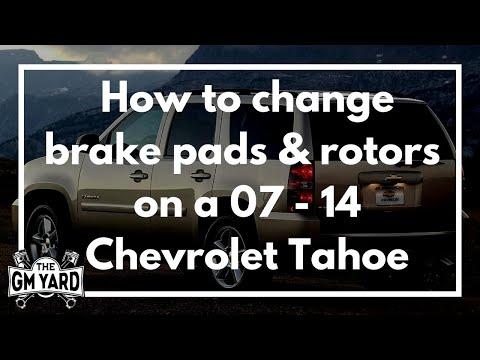 How to change the front brakes &amp; rotors on a 2007 - 2014 Chevrolet Tahoe - EGM DIY