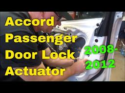 Honda Accord Passenger Door Lock Actuator/Latch Assembly Replacement