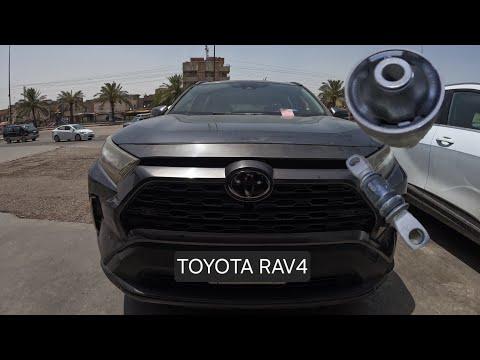 how to replace bushing front control arm - stabilizer link ...  toyota rav4 2019-2024