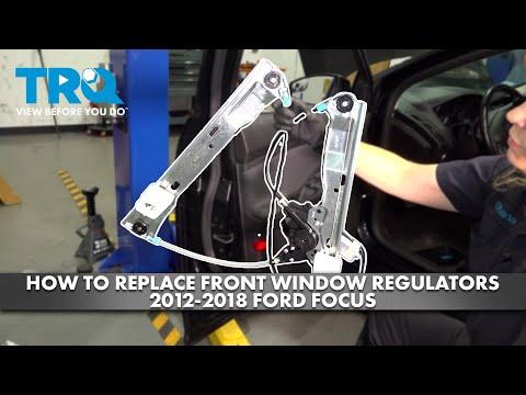 How to Replace Front Power Window Motor &amp; Regulator Assemblies 2012-2018 Ford Focus