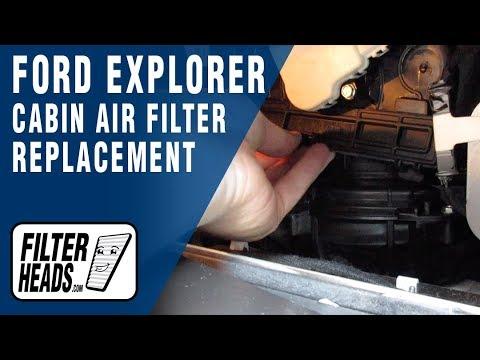 How to Replace Cabin Air Filter 2016 Ford Explorer | AQ1153