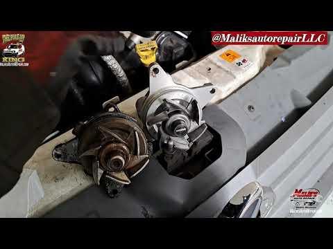 REPLACED WATERPUMP &amp; DIDNT REMOVE MOTOR MOUNT | 2012 FORD TRANSIT CONNECT XLT | DETAILED | Howto/Diy