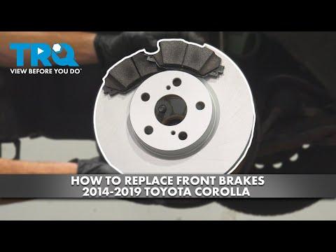 How to Replace Front Brakes 2014-2019 Toyota Corolla