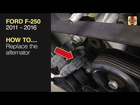 How to Replace the Alternator on a 2013-2022 Ford F-350 Super Duty (6.2L Gas) (Engine: V8 6.2L)