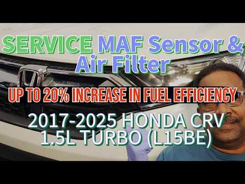 2017-2025 HONDA CR-V 1.5L (L15BE) Replace Mass Air Flow Sensor (MAFS) and Air Filter
