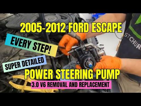 Ford Escape power steering pump replacement (all the steps!)
