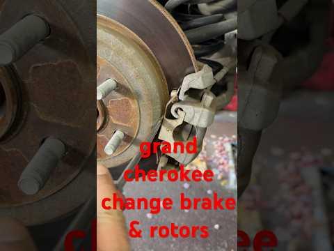 2019 jeep grand cherokee change brake &amp; rotors