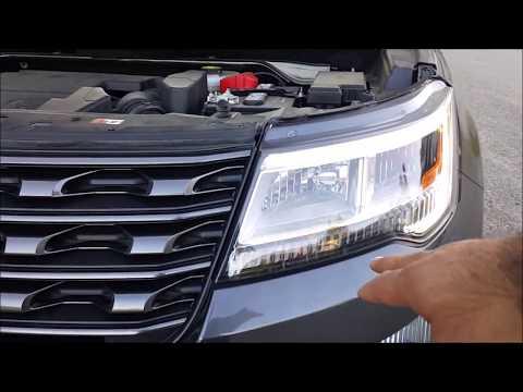 Ford explorer front turn signal bulb replacement 2016-2019