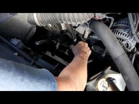2008 Jeep Wrangler serpentine belt change ~ howididit ~