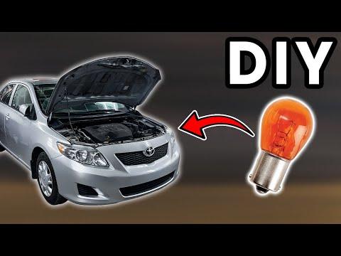 DIY 2009-2013 Toyota Corolla Turn Signal Bulb Replacement | Replace Corolla Front Turn Signal Bulb