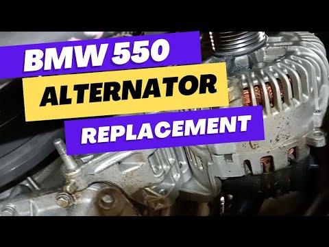 BMW 550i alternator replacement (Easy)