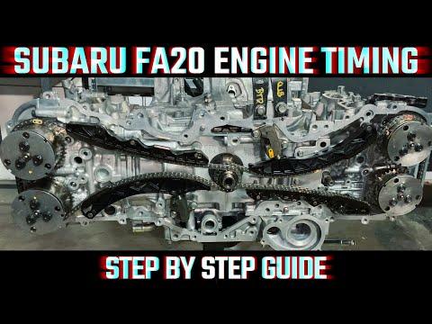 SUBARU FA20 TURBO ENGINE TIMING STEP BY STEP PROCEDURE