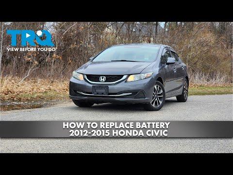 How to Replace Battery 2012-2015 Honda Civic