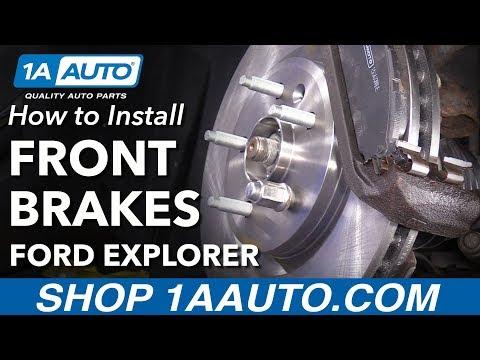 How to Replace Front Brakes on a 11-13 on a Ford Explorer