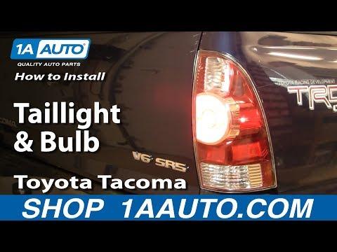 How To Replace Taillights and Bulbs 05-12 Toyota Tacoma