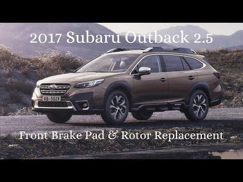 2015-2019 Subaru Outback 2.5 Front Brake Pad &amp; Rotor Replacement