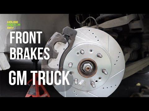 Replace front brake pads &amp; rotors on GM truck 2014-2020- Silverado, Sierra, Yukon, Suburban.