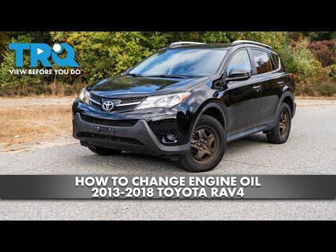How to Change Engine Oil 2013-2018 Toyota RAV4